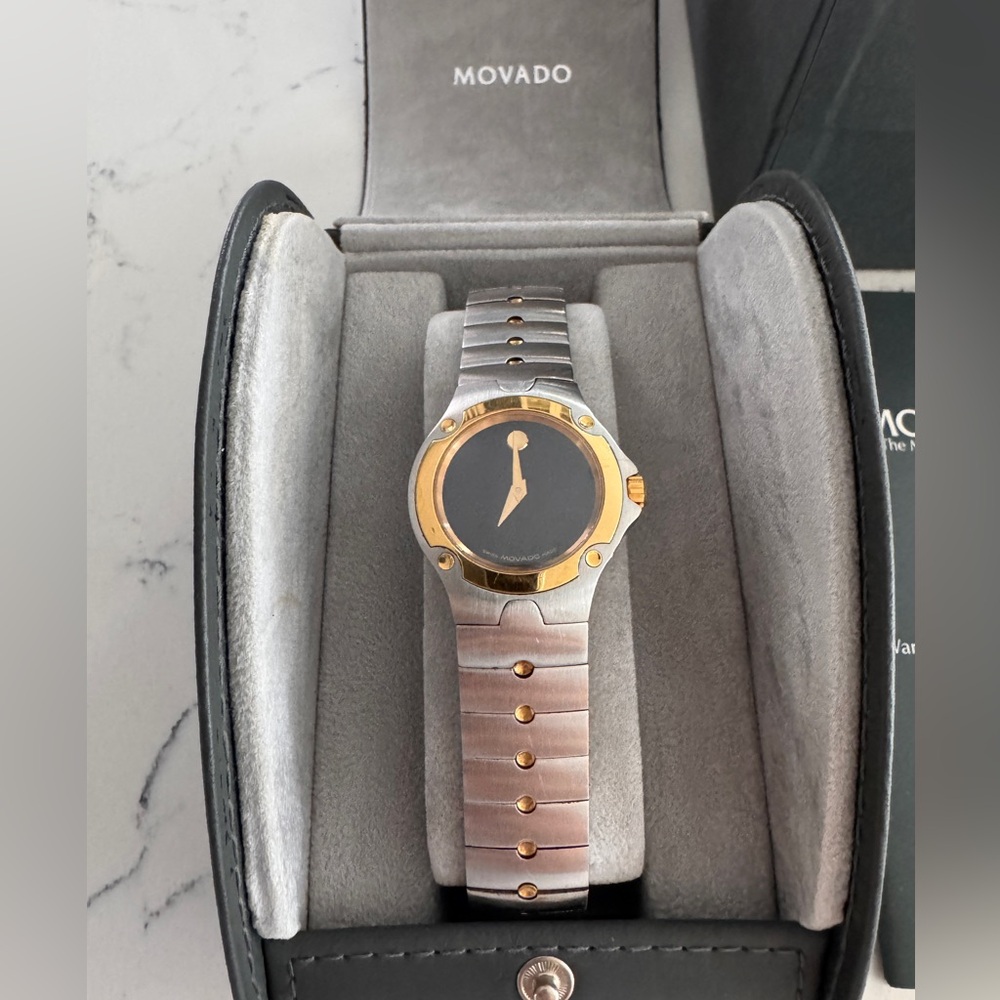 Movado Museum SE Sports Edition 25mm Watch with Box
